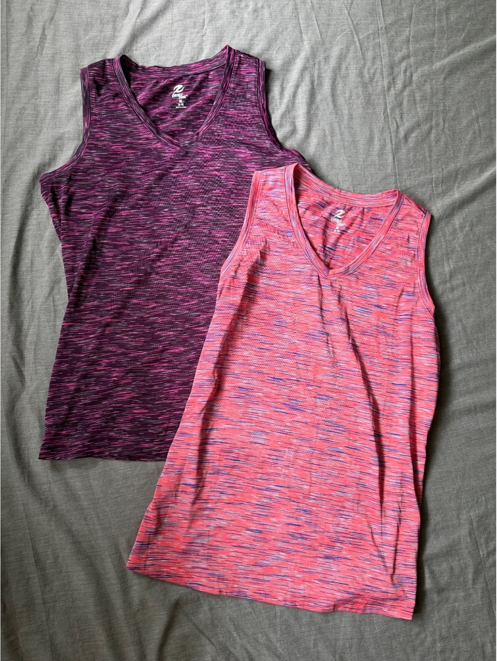 Energy Zone Tank Tops Size Medium Pink & Purple Summer Athletic